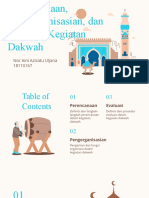 Perencanaan, Pengorganisasian, Dan Evaluasi Kegiatan Dakwah