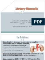 Renal Artery Stenosis: Khalaf S. Alghamdi, Mbbs Rheumatology Unit of Medicine Kkuh Monday 24 February2014