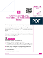 Functions of Travel Agencies and Tour Opera-Tions: Module - 6A