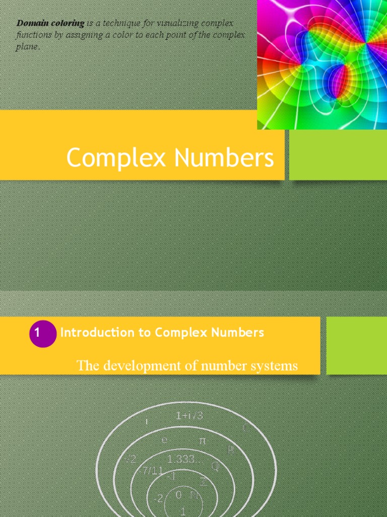 Complex Numbers Functions by Assigning A Color To Each Point of The