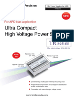 Ultra Compact High Voltage Power Supplies: Series