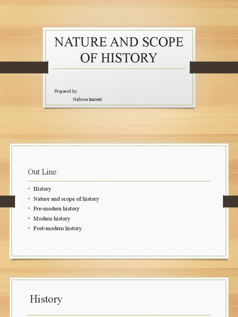Nature and Scope of History Explained | PDF | Social Science | History