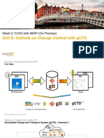 Unit 6: Outlook On Change Control With GCTS