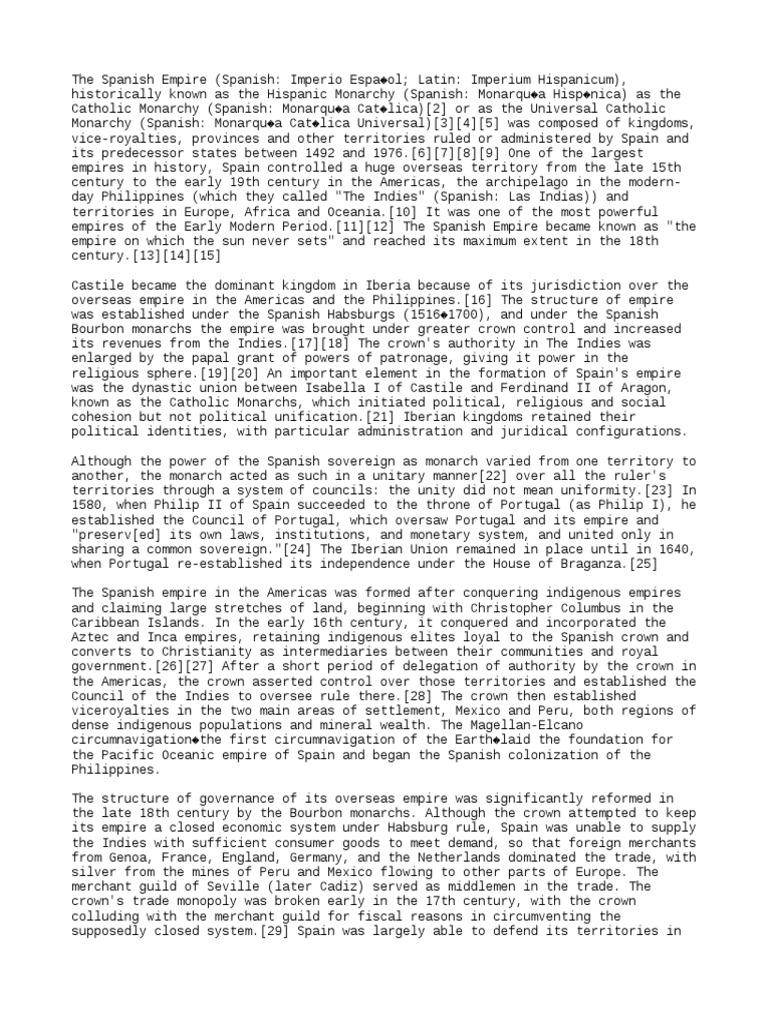 The Rise And Fall Of The Spanish Empire Pdf Spanish Empire