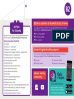 B2 First For Schools B2 Level Activities For Students To Try at Home