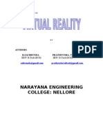 A PAPER ON VIRTUAL REALITY TECHNOLOGY AND ITS APPLICATIONS