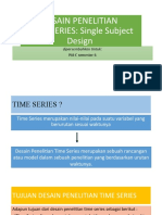 Desain Penelitian Time Series