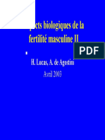 Aspects Biologiques Fertilite Masculine II