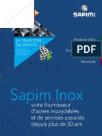 Catalogue Produits Sapim Inox