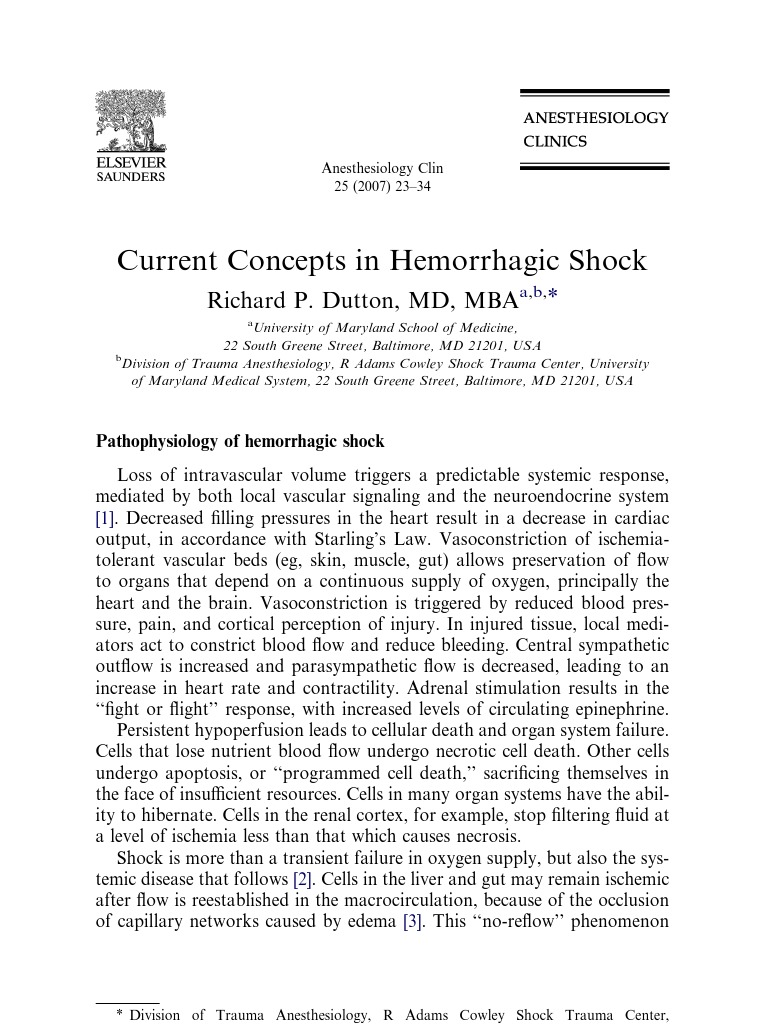 Shock | PDF