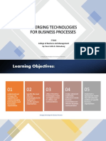 Emerging Technologies For Business Processes