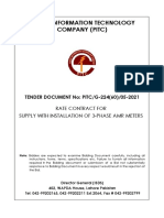 Power Information Technology Company (Pitc) : TENDER DOCUMENT No: PITC/G-224 (60) /05-2021