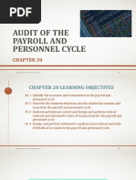 Audit of The Payroll and Personnel Cycle