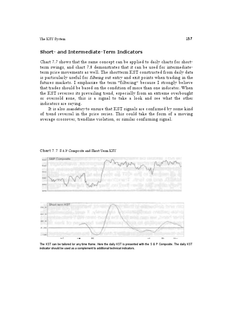 ShortAnd IntermediateTerm Indicators The KST System PDF