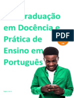 Pós Em Docência E Prática de Ensino Em Português