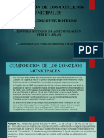 DIAPOSITIVAS COMPOSICIÓN DE LOS CONCEJOS MUNICIPALES