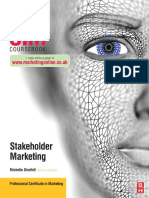 CIM COURSEBOOK Marketing For Stakeholders