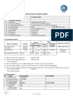 TUV SUD Job Application Form