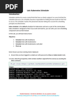 Lab14 - Kubernetes Scheduler