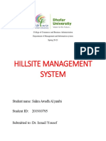 Hillsite Management System
