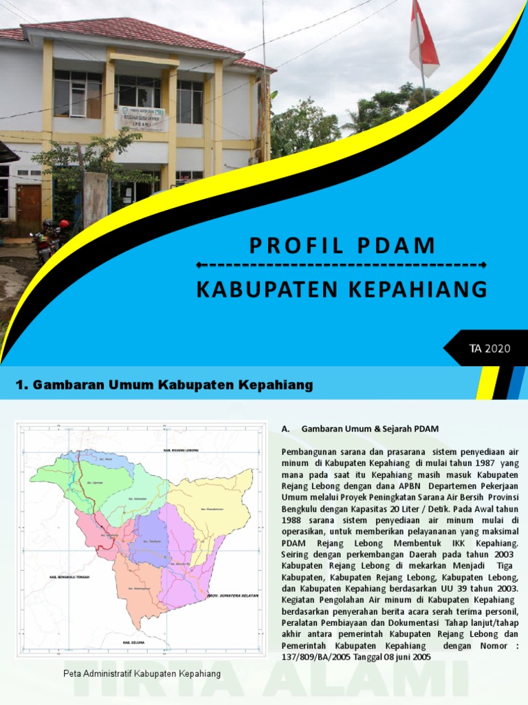 Profil PDAM Kabupaten Kepahiang 2020 | PDF