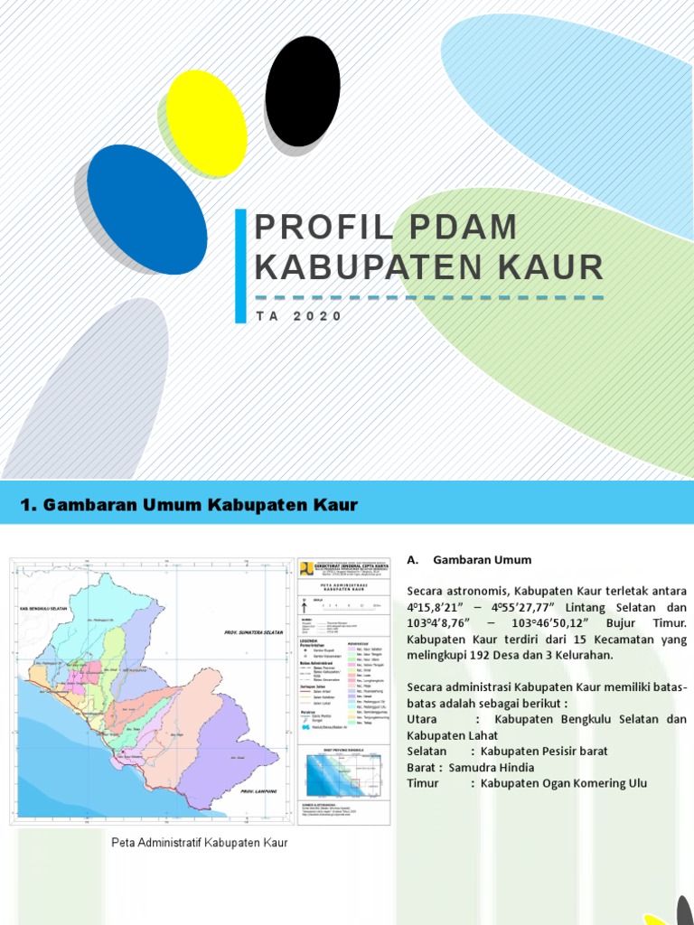 Profil PDAM Kabupaten Kaur 2020 | PDF