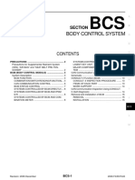 Infiniti FX BCS Manual