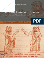 Wolfgang David Cirilo de Melo - The Early Latin Verb System. Archaic Forms in Plautus, Terence, and Beyond - 2007