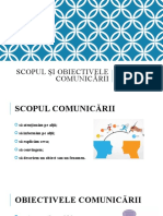 Scopul Și Obiectivele Comunicării