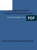 Penerapan Komunikasi Terapeutik Pada Bayi Dan Anak