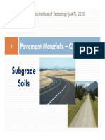 Pavement Materials - CENG 6305: Subgrade Subgrade Soils