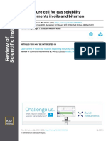 A Miniature Cell For Gas Solubility Measurements in Oils and Bitumenforoughi11