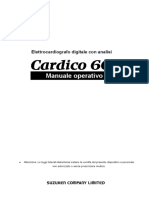 Cardico601 Operation Manual(ITA)