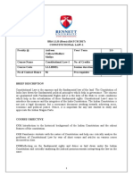 Syllabus of Constitutional Law-II