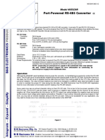 Port-Powered RS-485 Converter: Model 485SD9R