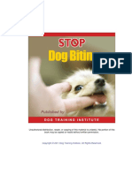 Stop Dog Biting