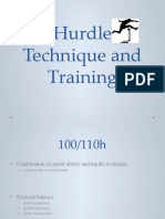 Hurdle Technique and Training