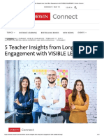 5 Teacher Insights From Long-Term Engagement With VISIBLE LEARNING - Corwin Connect