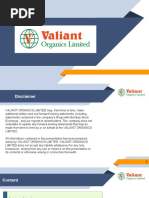 Valiant Organics LTD