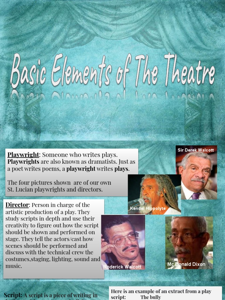 Elements of Playwriting Explained | PDF | Play (Theatre) | Plot (Narrative)