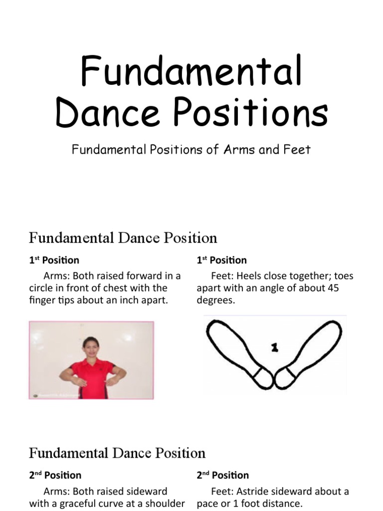 Fundamental Positions of Arms and Feet | PDF