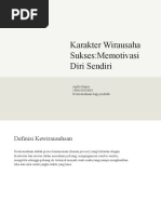 Karakter Wirausaha Sukses