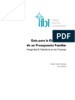 Guia Para-La Elaboracion de Un Presupuesto Familiar