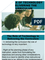 The Role of Technology in Delivering The Curriculum
