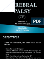 Cerebral Palsy (CP) - Fadullan, Karen P.