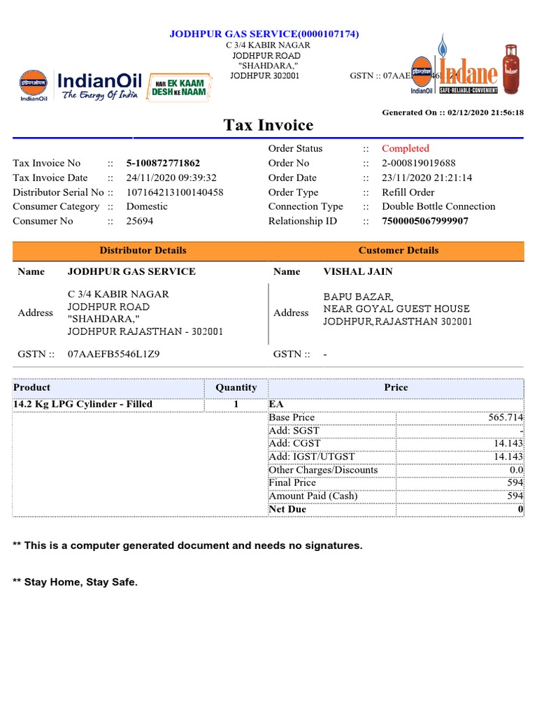 Gas Bill PDF Government Finances Economies