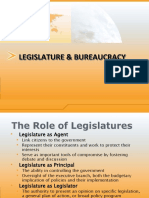 Legislature & Bureaucracy Legislature & Bureaucracy