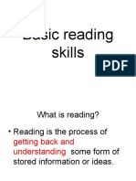 Basic Reading Skills