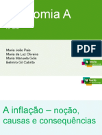 A Inflação - Noção, Causas e Consequências