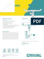 Sifon en P Lavaplatos Doble Ficha Tecnica